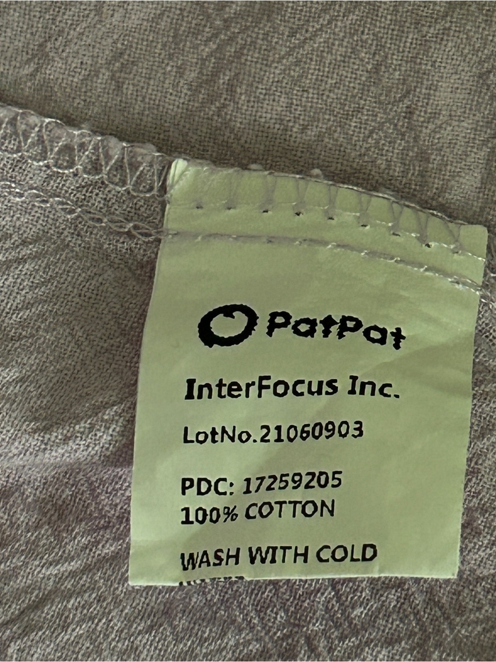 PatPat Dress  Lavender High-Low Button XL tag FITS M to L crepe cotton sundress - Picture 10 of 16